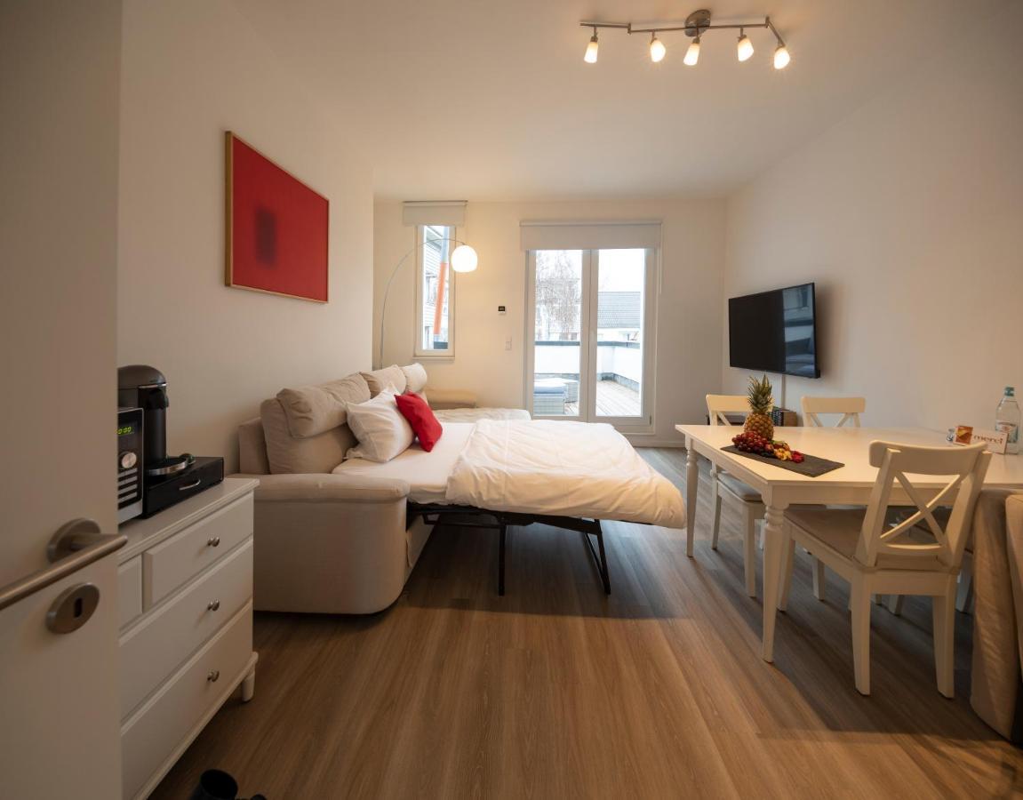 Jaybnb - Apartment Direkt Am Hafen Mit Terrasse Und Uhd Tv Dortmund Eksteriør billede